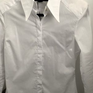Karen Millen White Button Up; Small